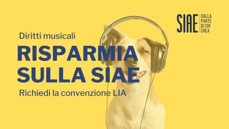 Risparmia sulla SIAE con noi!