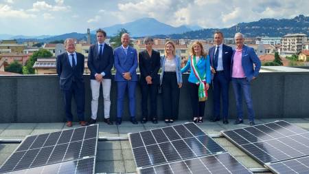 Sindaca di Bergamo: inaugurazione del Gruppo di Autoconsumo Collettivo